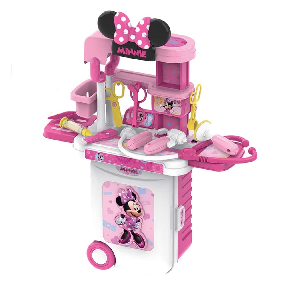 Buy Disney Minnie Mouse 3 in 1 Doctor Trolley Case | Yallatoys.com