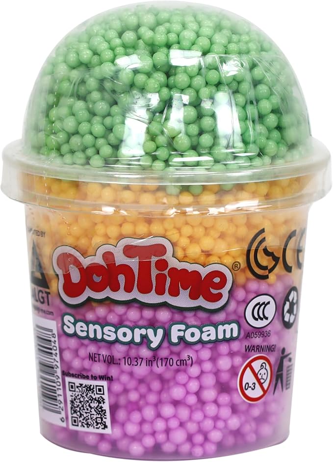Buy Doh Time Sensory Foam 3 Colors Assorted (Sold Separately Subjected to Availability) | Yallatoys.com