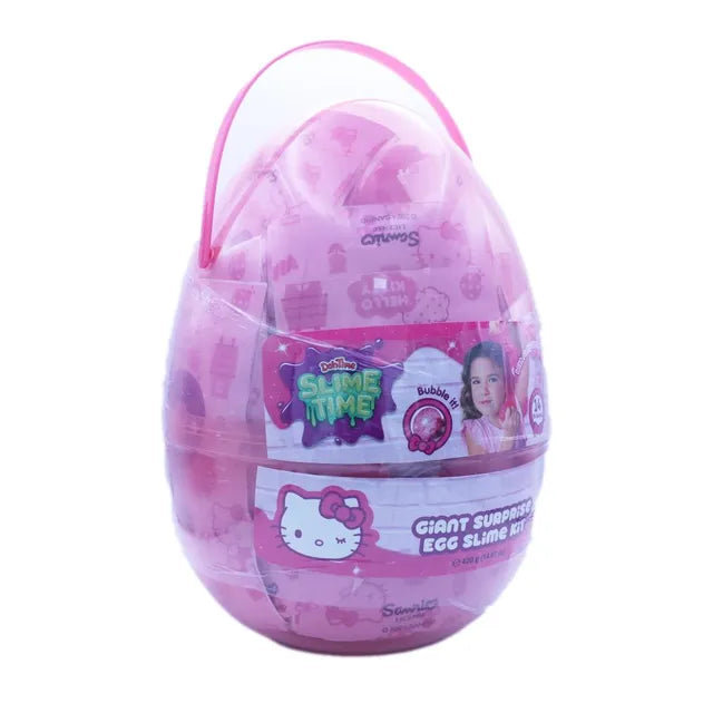 Buy Doh Time Hello Kitty Slimetime Giant Surprise Egg Slime Kit | Yallatoys.com