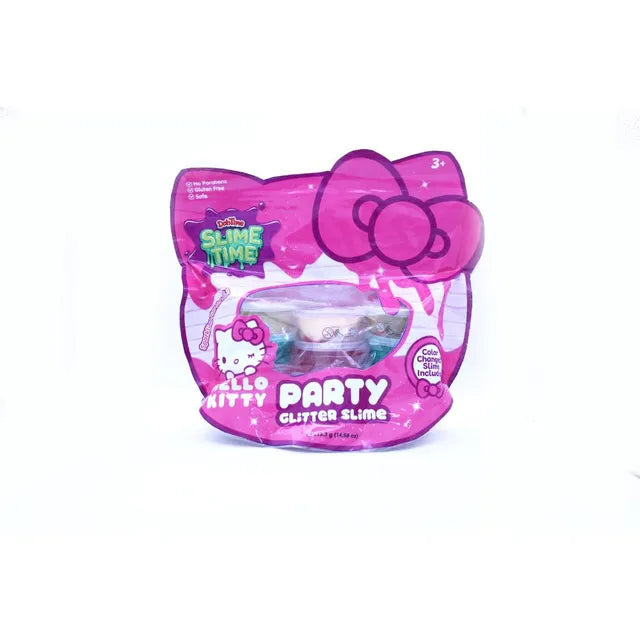 Buy Doh Time Hello Kitty Slimetime Party Glitter Slime Kit 414 gm | Yallatoys.com