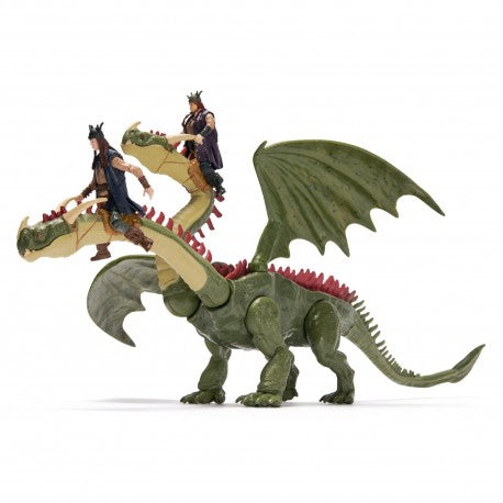Buy Dreamworks Dragons How to Train Your Dragon Zippleback with Twins Figure | Yallatoys.com
