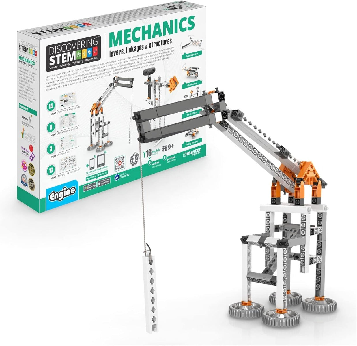 Buy Engino Discovering Stem Mechanics Levers Linkages And Structures | Yallatoys.com