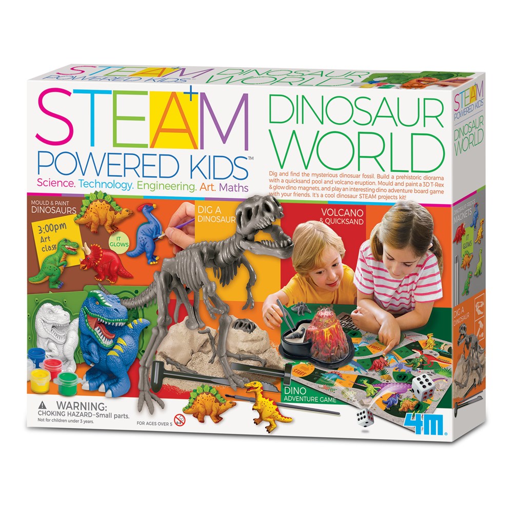 Buy 4M Powered Kids Dinosaur World Kit | Yallatoys.com