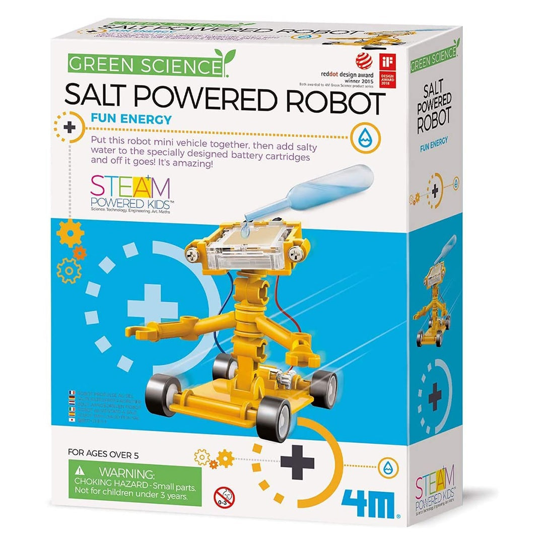Buy 4M Kids Labs/Green Sci-Salt Water Robot | Yallatoys.com