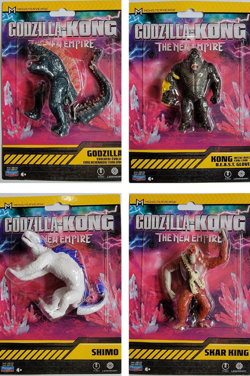 Buy Godzilla vs Kong Animal Figures 3.5inch (Sold Separately Subjected To Availability) | Yallatoys.com