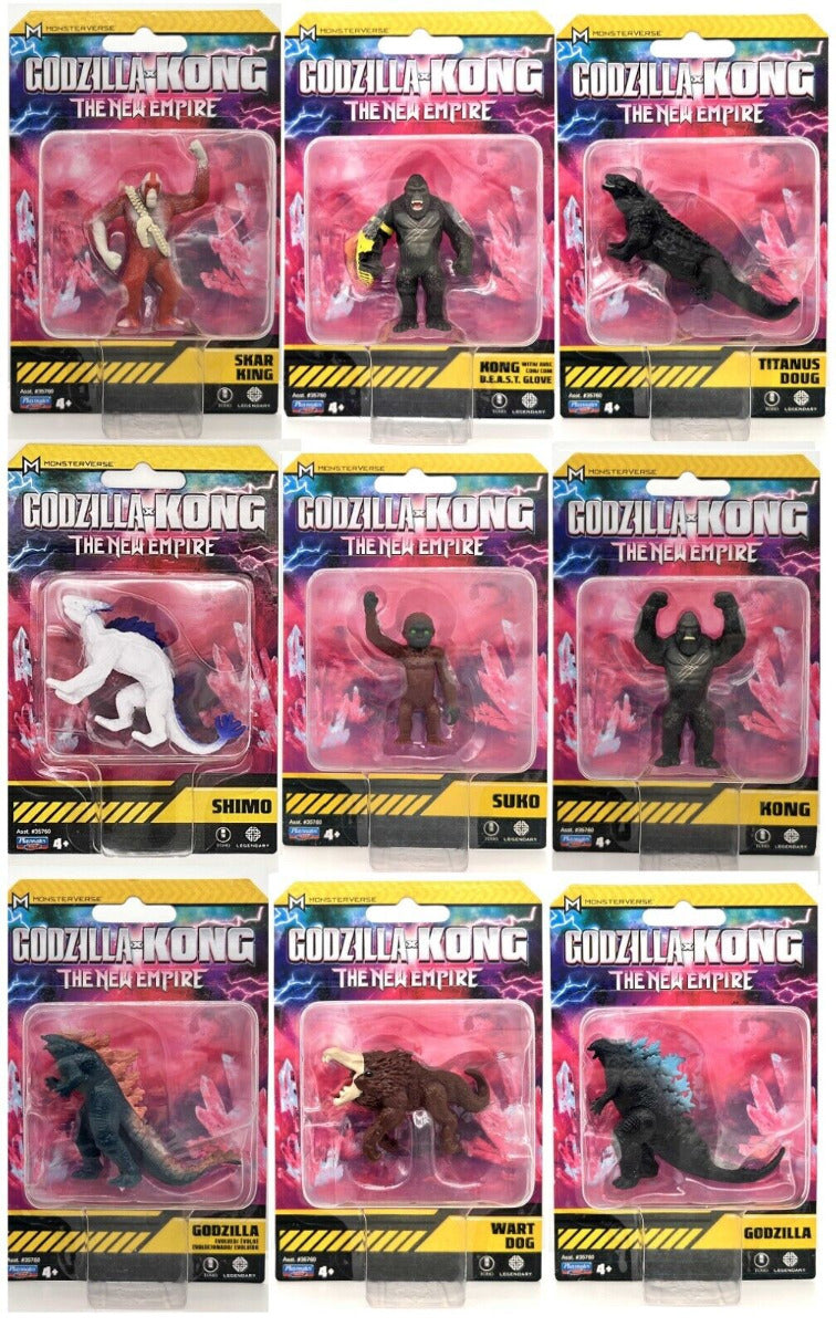 Buy Godzilla vs Kong Animal Figures 2inch (Sold Separately Subjected To Availability) | Yallatoys.com