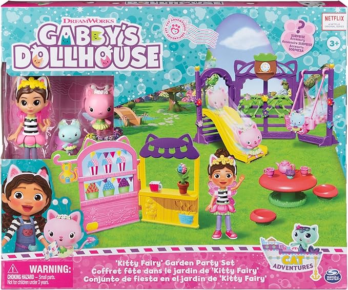 Buy Gabbys Dollhouse Kitty Fairy Garden Party Set | Yallatoys.com