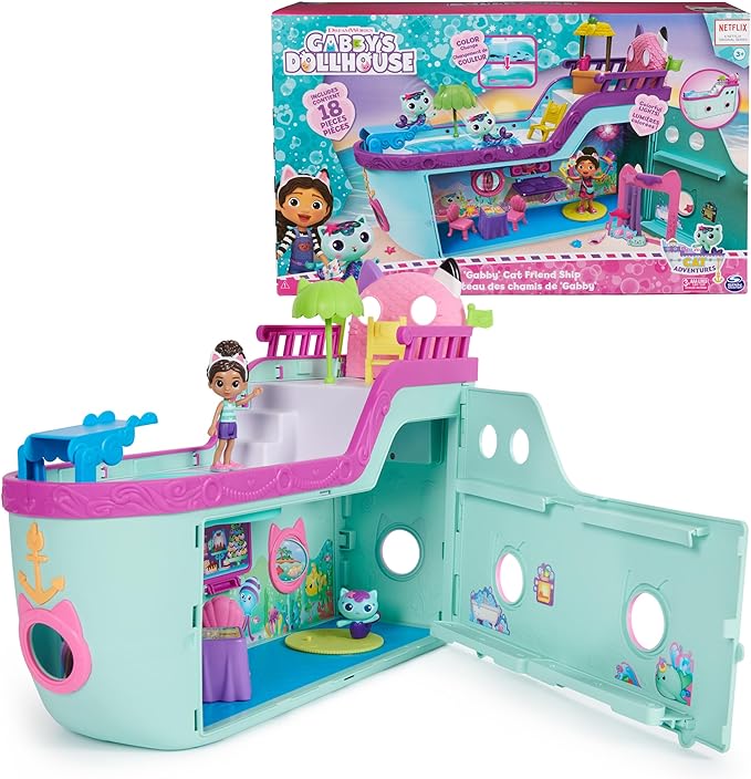 Buy Gabbys Dollhouse Cat Friend Cruise Ship | Yallatoys.com