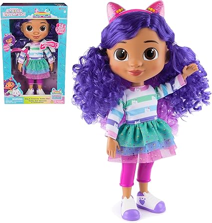 Buy Gabbys Dollhouse Sing & Celebrate Gabby Girl Doll 33cm | Yallatoys.com