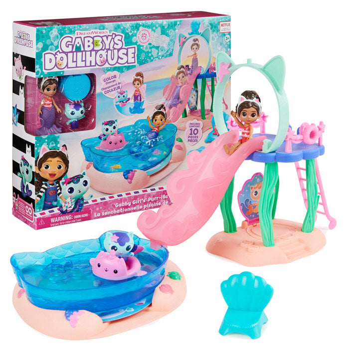 Buy Gabbys Doll House Girls Purrific Pool Playset | Yallatoys.com