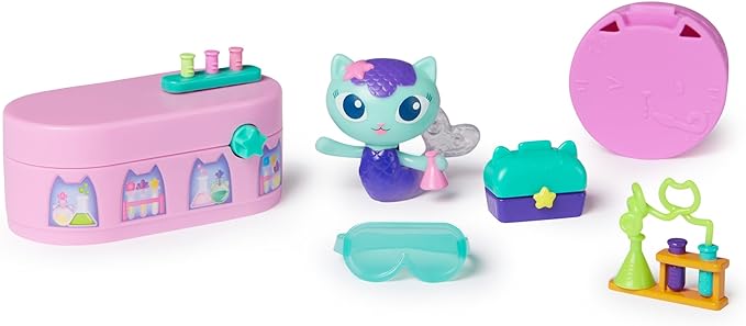 Buy Gabbys Dollhouse Celebration Series Mercat Bobble Figure with Dollhouse Furniture and Accessories | Yallatoys.com