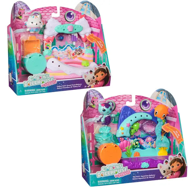 Buy Gabbys Dollhouse The Movie MerCats Aquarium Balcony Playset (Sold Separately Subjected to Availability) | Yallatoys.com