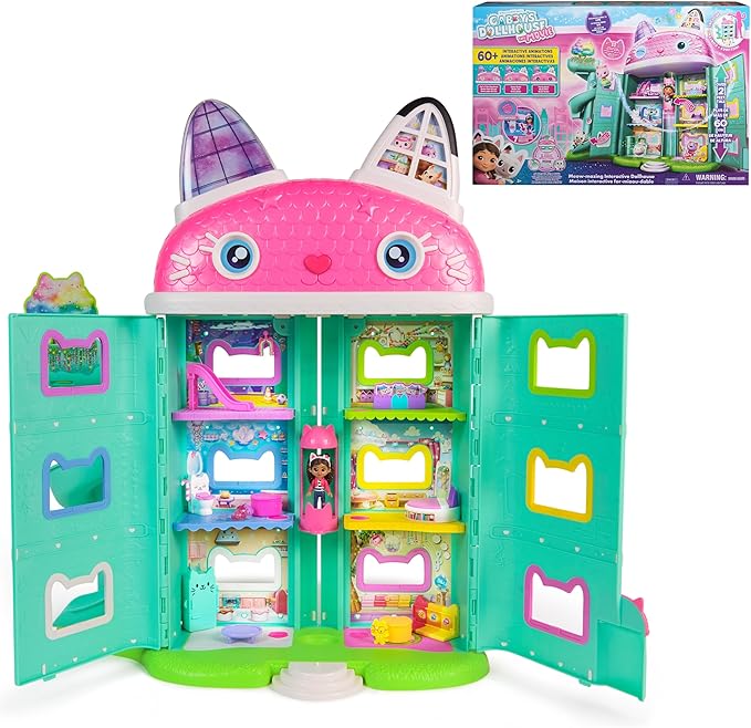 Buy Gabby's Dollhouse The Movie Meow-Mazing Interactive Dollhouse | Yallatoys.com