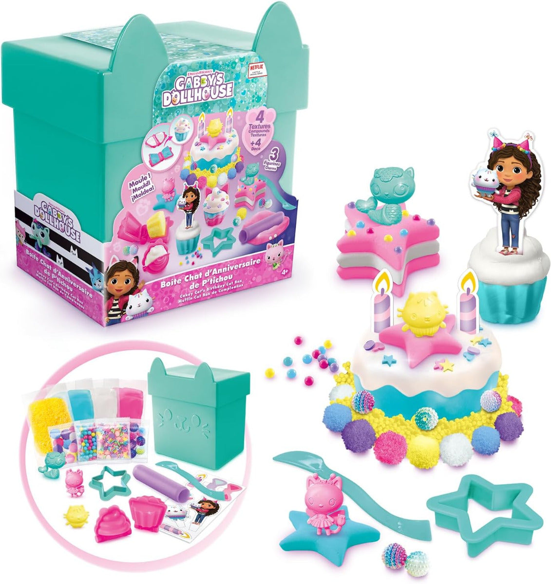 Buy Gabbys Dollhouse Magique House P'tichou Birthday Cat | Yallatoys.com
