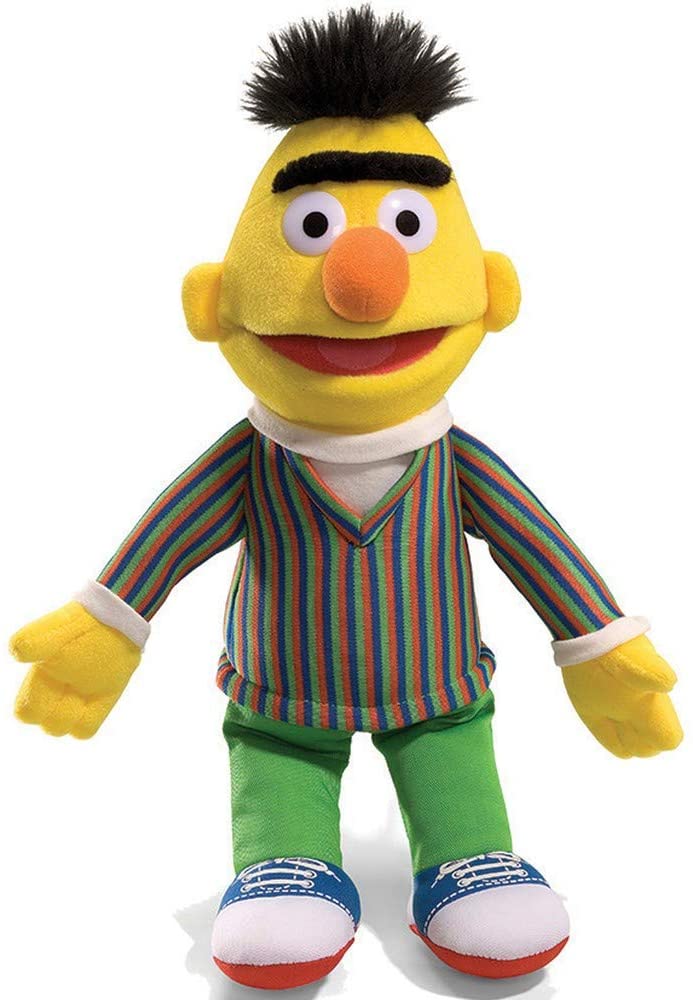 Buy Gund Sesame Street Bert Muppet Character Plush Toy 14inch | Yallatoys.com