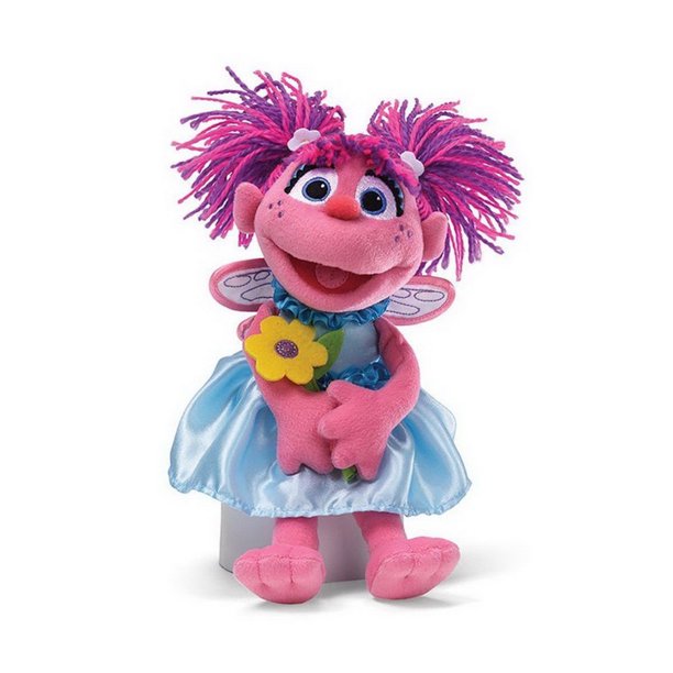 Buy Gund Sesame Street Abby Holding Flower Plush Toy | Yallatoys.com