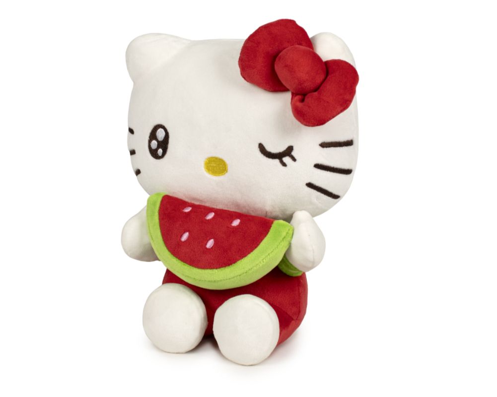Buy Hello Kitty Macedonia Plush with Watermelon 20 cm | Yallatoys.com