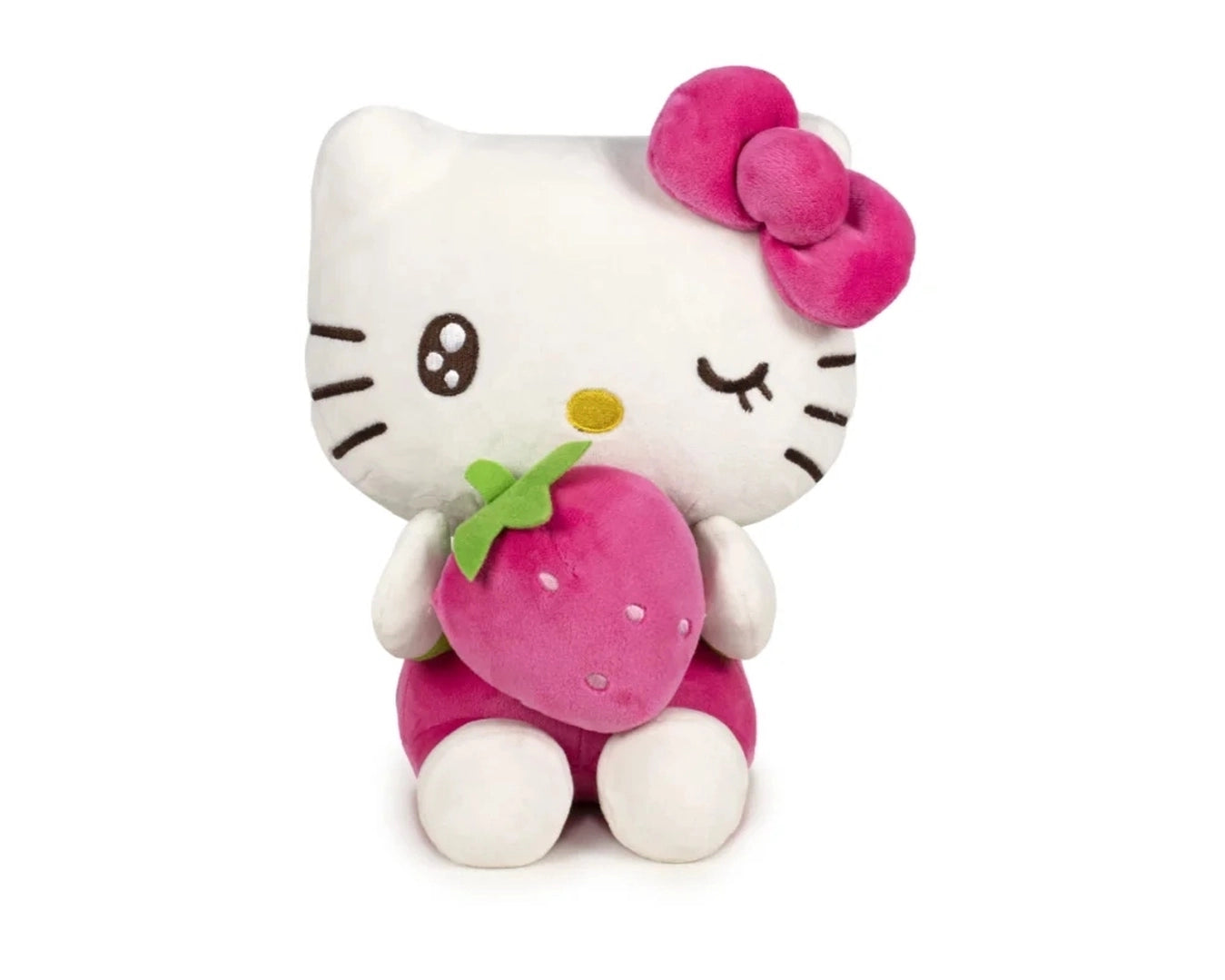 Buy Hello Kitty Macedonia Plush Strawberry 25 cm | Yallatoys.com
