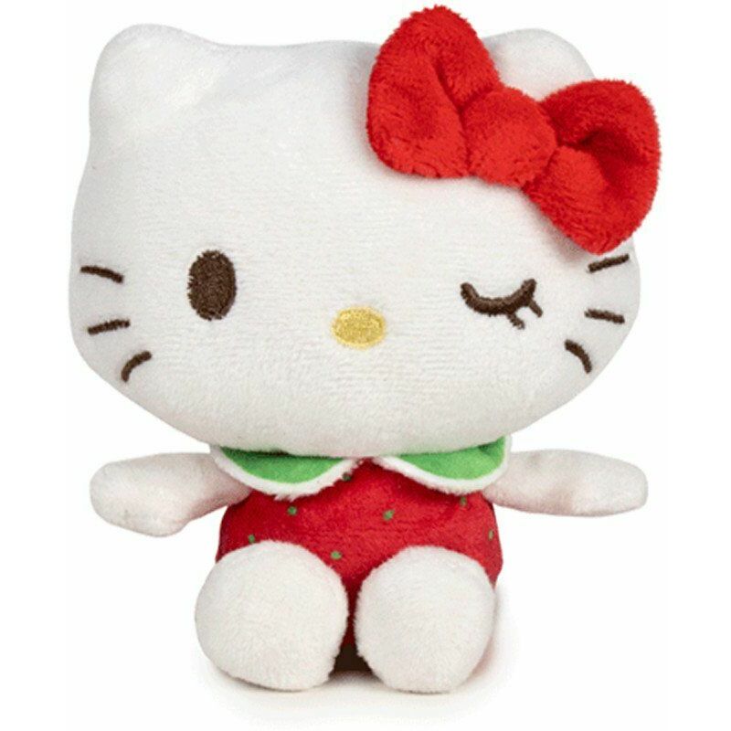 Buy Hello Kitty Beans Macedoniana Plush Starwberry Scented 12cm | Yallatoys.com