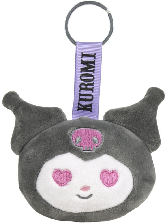 Buy Hello Kitty Kuromi Plush Keychain Grey 7 cm | Yallatoys.com
