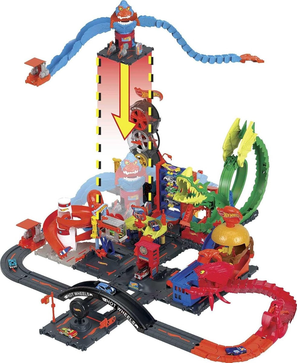 Buy Hot Wheels Track Set City Wreck & Ride Gorilla with 1 Car | Yallatoys.com
