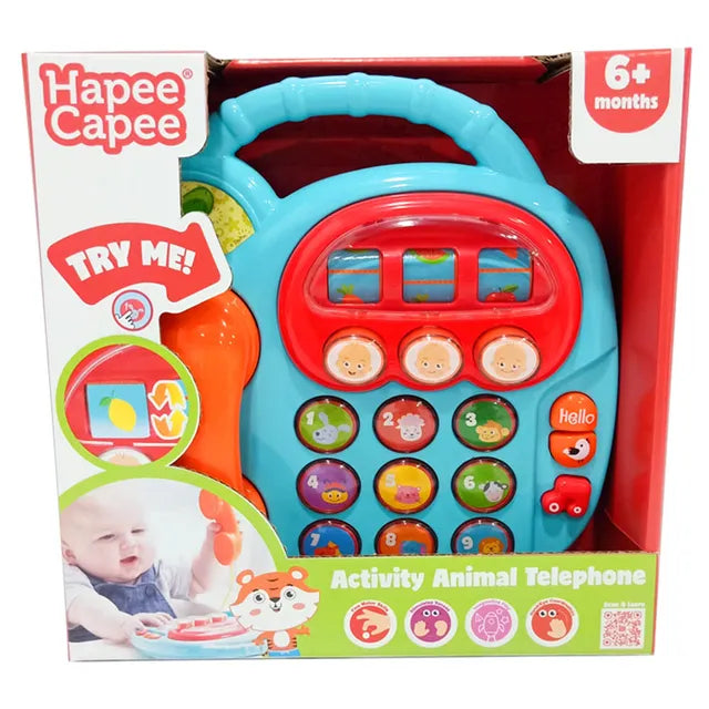 Buy HapeeCapee Activity Animal Telephone | Yallatoys.com