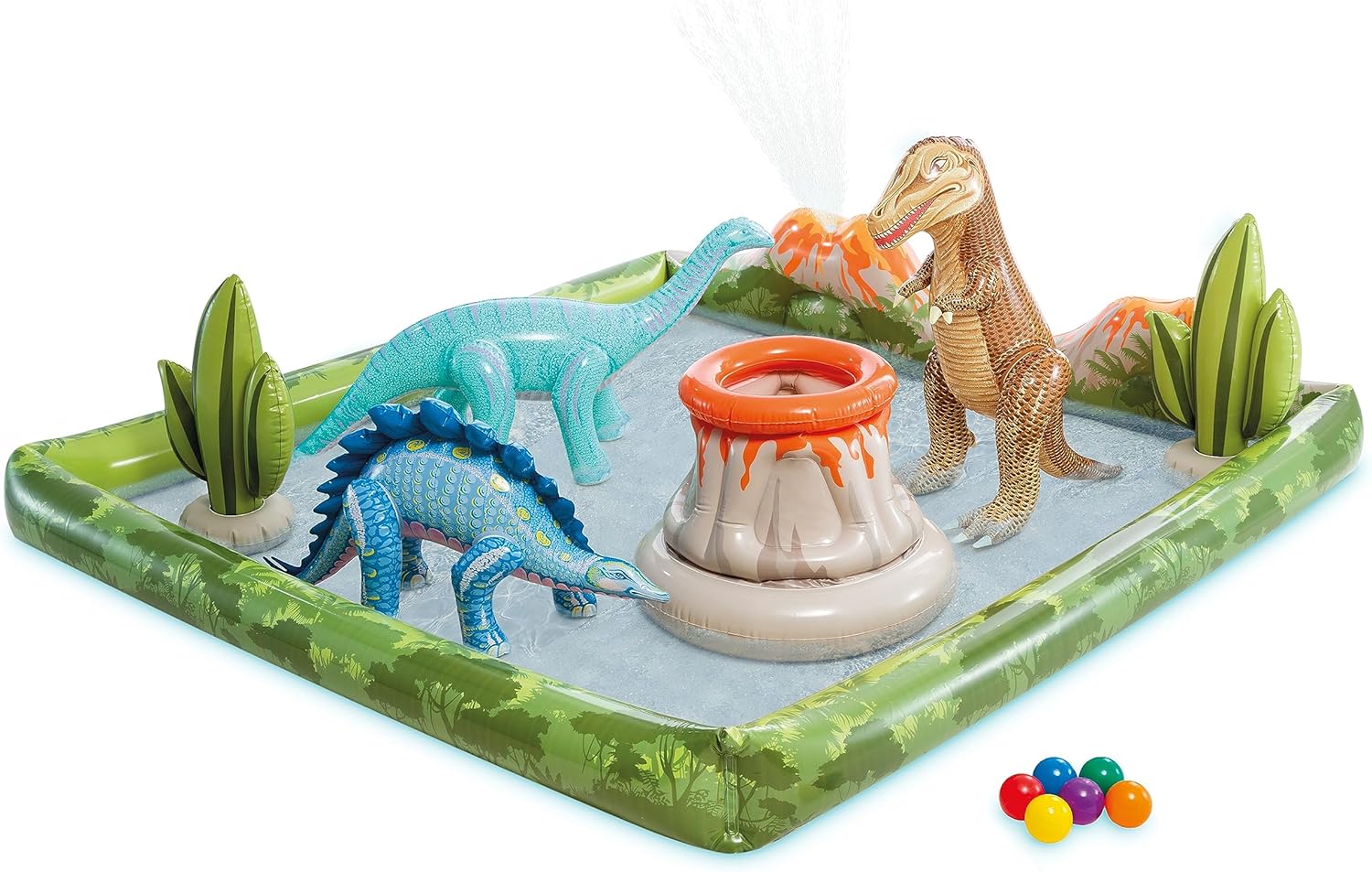 Buy Intex Inflatable Jurassic Adventure Play Center | Yallatoys.com