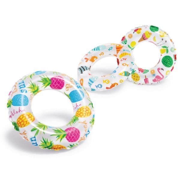 Buy Intex Lively Print Swim Rings (Sold Separately Subjected To Availability) | Yallatoys.com