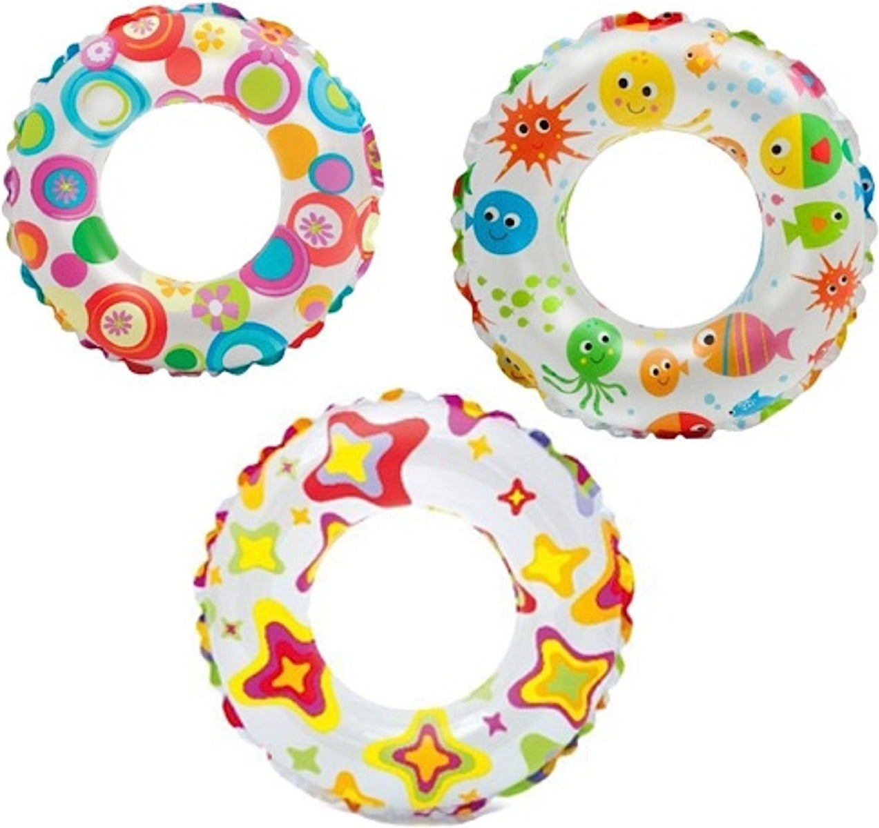 Buy Intex Lively Print Swim Rings (Sold Separately Subject to Availability) | Yallatoys.com