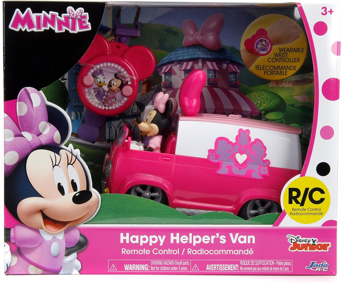 Buy Jada Disney Junior Minnie Mouse Happy Helper Van Remote Control | Yallatoys.com