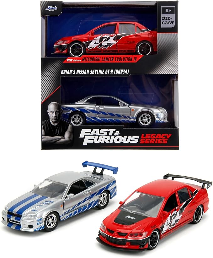 Buy Jada Fast & Furious Twin Pack Wave Cars 4&2 | Yallatoys.com