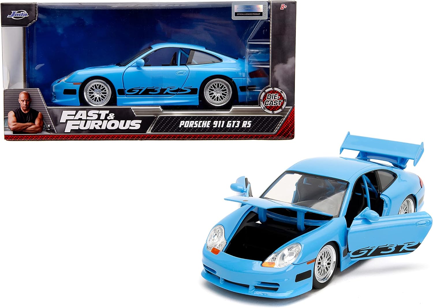 Buy Jada Fast Furious Brians Porsche 911 GT3 Rs | Yallatoys.com
