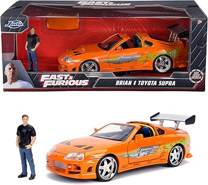 Buy Jada Fast & Furious 1995 Toyota Supra Orange | Yallatoys.com
