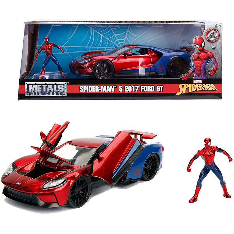 Buy Jada Marvel Spiderman 2017 Ford GT scale die cast car | Yallatoys.com