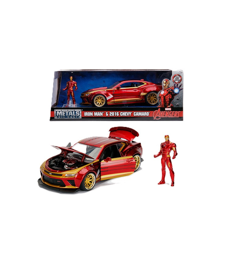 Buy Jada Marvel Iron Man 2016 Chevy Camaro SS Model Car | Yallatoys.com