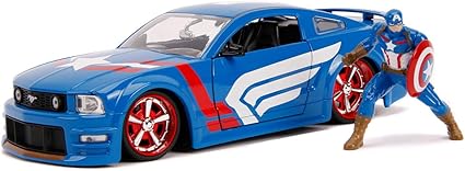 Buy Jada Marvel Captain America Ford Mustang Car | Yallatoys.com