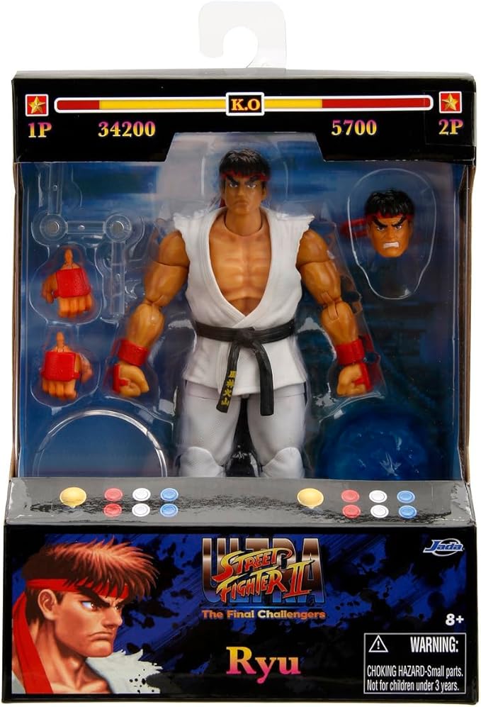 Buy JADA - STREET FIGHTER II RYU 6" FIGURE | Yallatoys.com