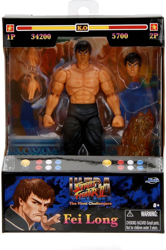 Buy JADA - STREET FIGHTER II FEI-LONG 6" FIGURE | Yallatoys.com