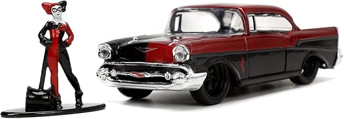 Buy Jada DC Harley Quinn 1957 Chevy Bel Air Car | Yallatoys.com