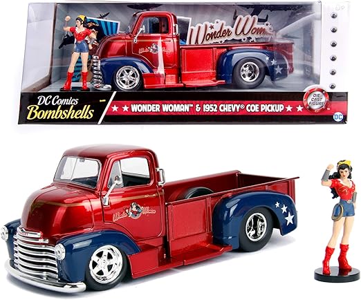Buy Jada Toys Dc Bombshells 1952 Chevy Coe Pickup Vehicle | Yallatoys.com