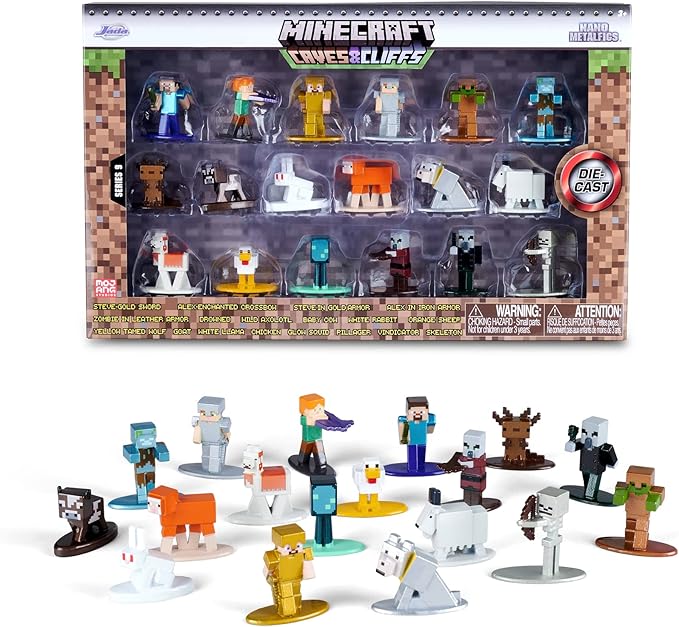 Buy Jada Minecraft Nano Action Figures Wave 9 18pcs (Sold Separately Subject To Availability) | Yallatoys.com