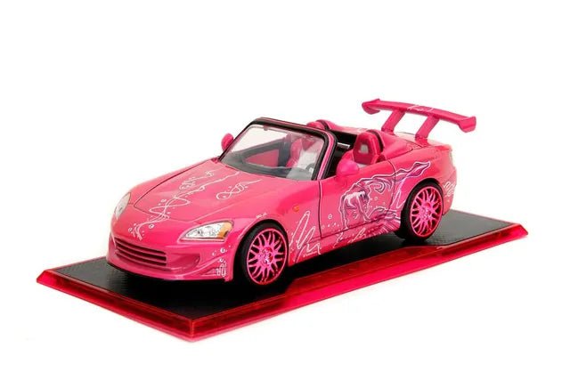 Buy Jada Pink Slips Sukis Honda S2000 Die Cast Car With Base Pink | Yallatoys.com
