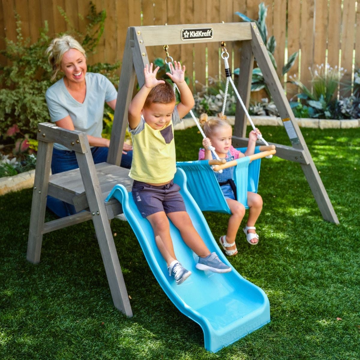 Buy Kidkraft First Play Wooden Swing Set | Yallatoys.com