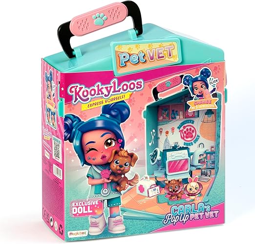 Buy Kookyloos Carlas Pop Up Pet Veterinary Clinic with Accessories | Yallatoys.com