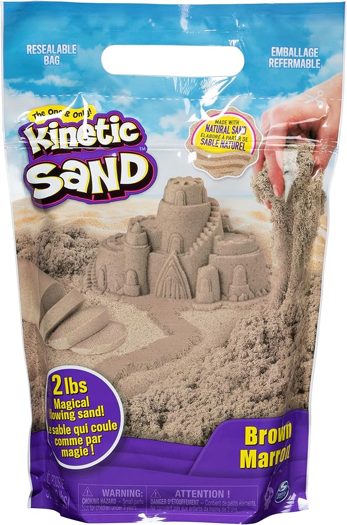 Buy Kinetic Sand Brown Play Sand 2lb | Yallatoys.com