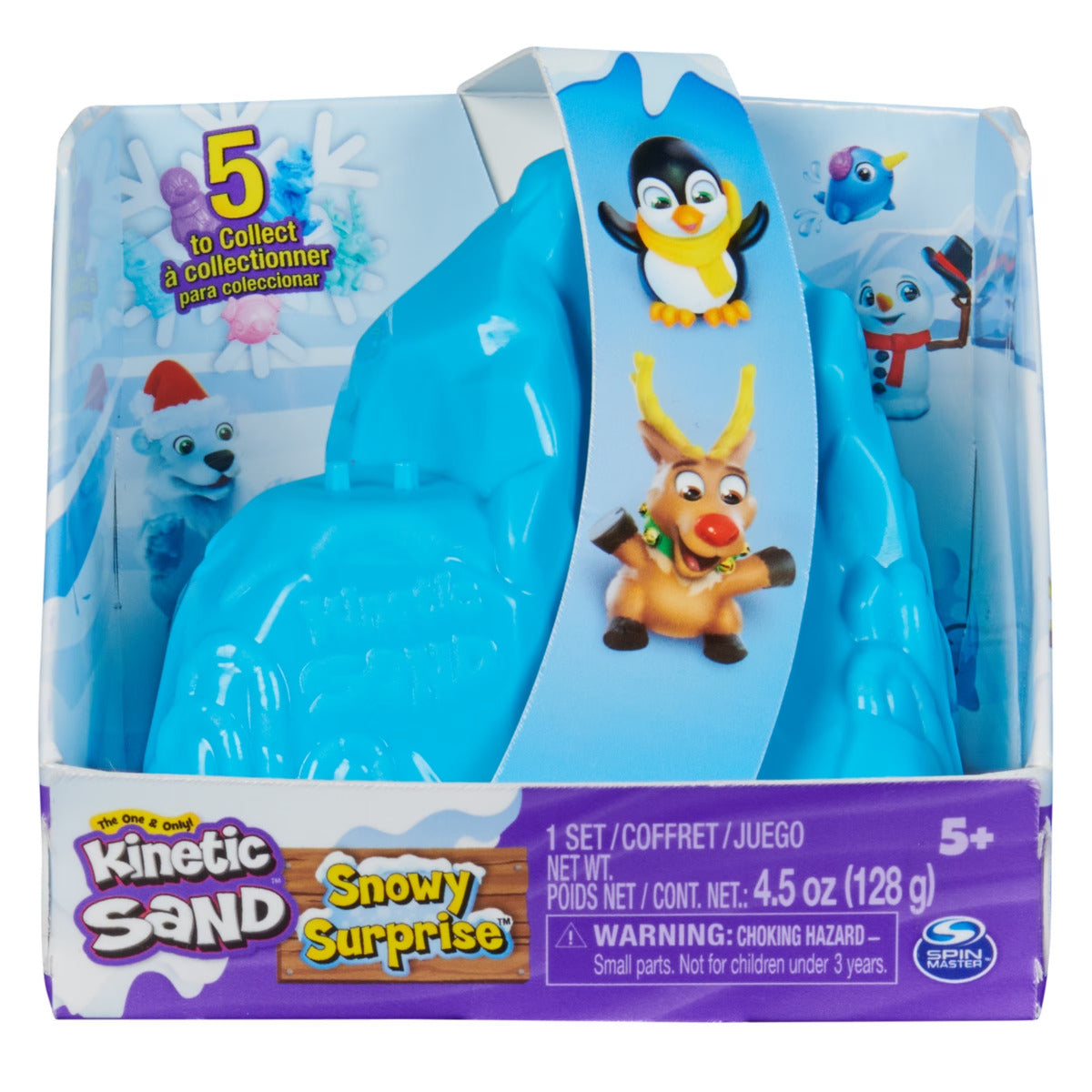 Buy Kinetic Sand Snowy Surprise Toy | Yallatoys.com