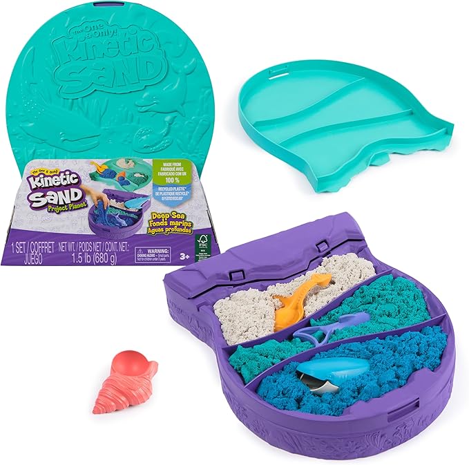 Buy Kinetic Sand Project Planet Deep Sea 24oz Play Sand | Yallatoys.com