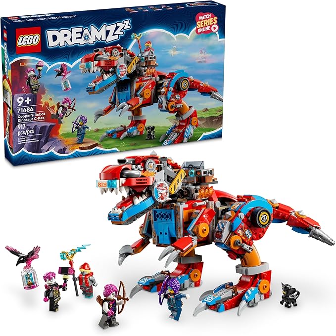 Buy Lego Dreamzzz Coopers Robot Dinosaur C Rex 71484 With 917pcs | Yallatoys.com