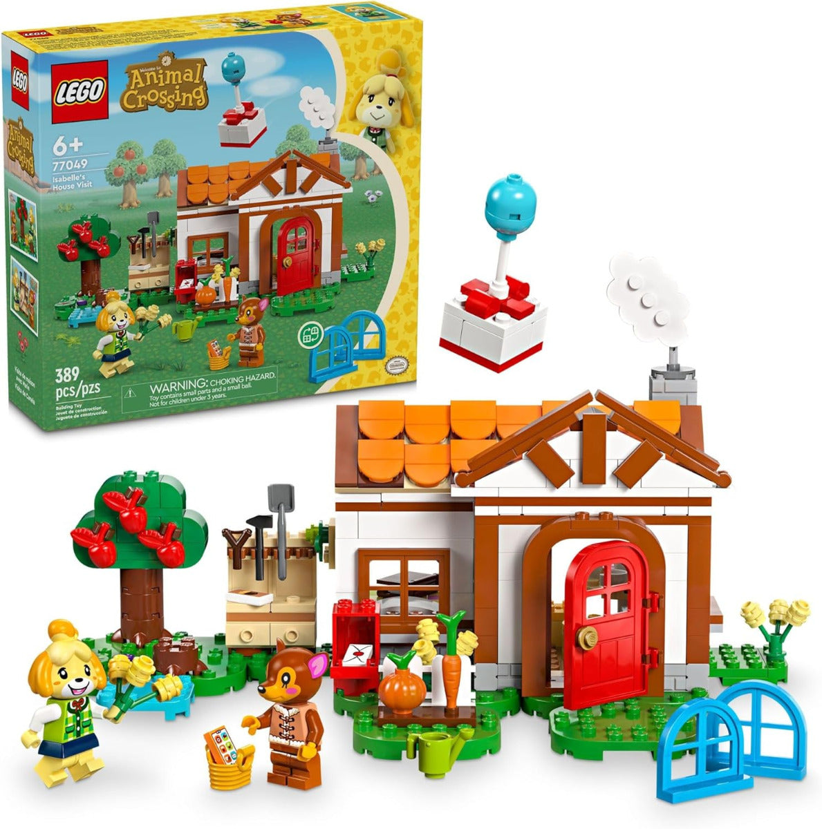 Buy Lego Animal Crossing Isabelles House Visit 77049 with 389pcs | Yallatoys.com