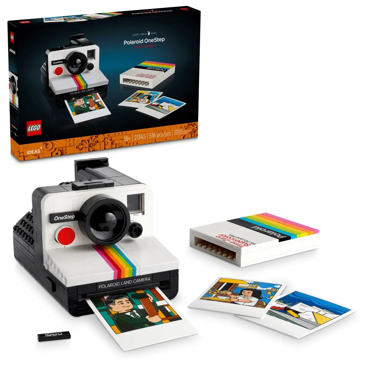 Buy Lego Polaroid OneStep SX 70 Camera 21345 With 516pcs | Yallatoys.com